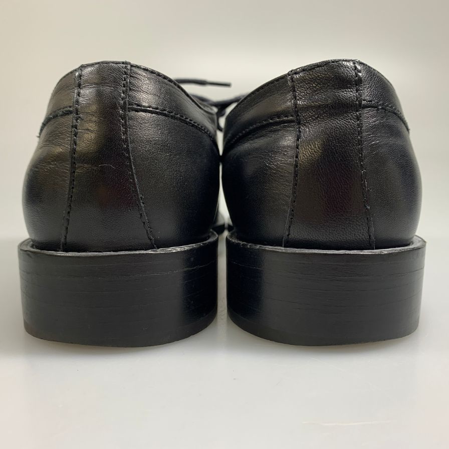 ヴェルサーチ クラシック レザーシューズ ブラック メンズ サイズ 40.5 VERSACE CLASSIC 約25.5cm【AFC41-2】