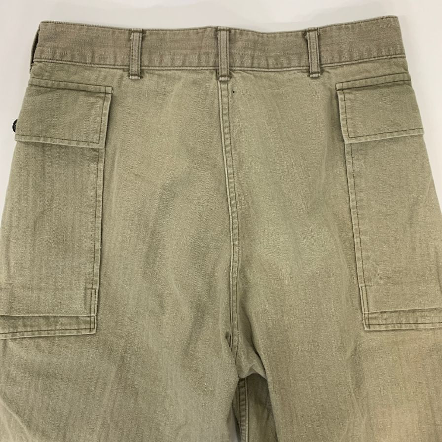 ウェアハウス コットン LOT1098 トラウザーズ  カーゴパンツ カーキ メンズ サイズ31 warehouse 【AFB14】