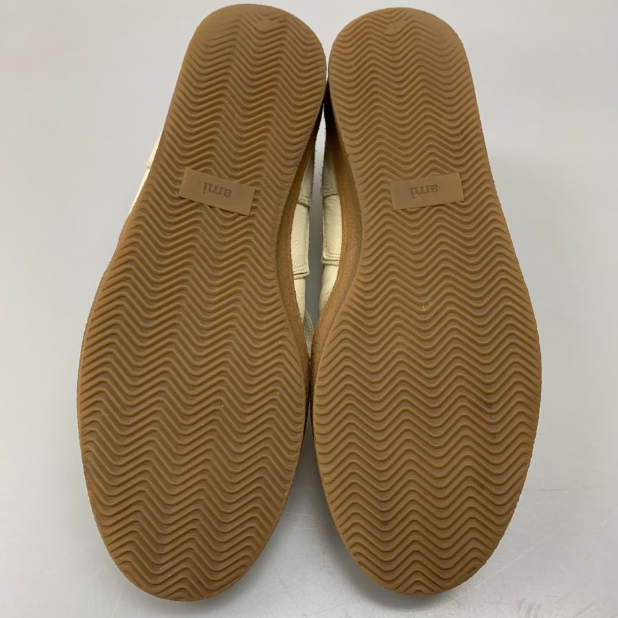 アミアレクサンドルマトゥッシ ローカットスニーカー ガムソール 刺繍 ホワイト メンズ サイズ40 AMI Alexandre Mattiussi 約25.0cm【AFD4】