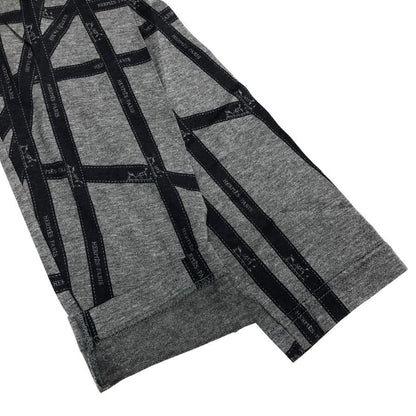 美品◆エルメス マルジェラ期 長袖Tシャツ ハイネック ボルデュック グレー レディース サイズL HERMES 【AFB41】