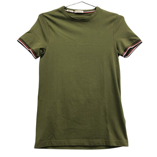美品◆モンクレール Tシャツ MAGLIA 半袖 サイズXS メンズ グリーン系 MONCLER 【AFB33】