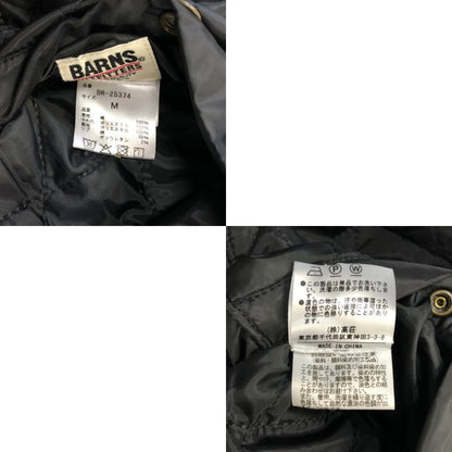 美品◆バーンズアウトフィッターズ ベスト ダックベスト リバーシブル メンズ サイズM グレー ブラック系 BARNS OUT FITTERS 【AFB28】