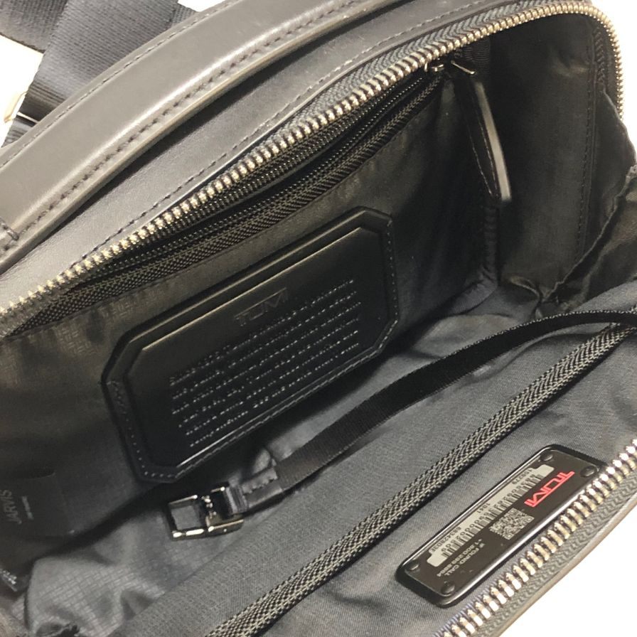 トゥミ ショルダーバッグ JARVIS ミディアム クロスボディ ブラック ナイロン×レザー メンズ TUMI【AFE4】