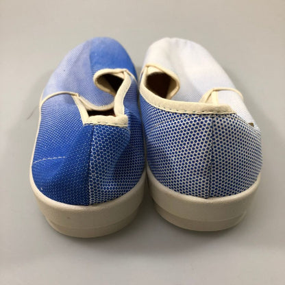リビエラ スリッポン 編み込み レザー メッシュ シューズ マルチカラー グラデーション ブルー メンズ サイズ 44 RIVIERAS 約28.0cm【AFC51】
