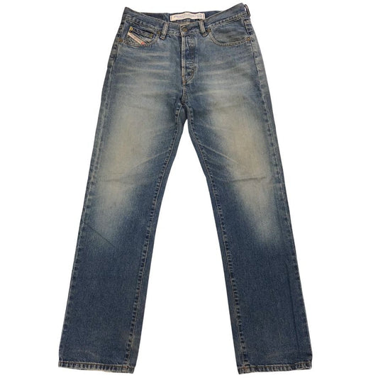 ディーゼル デニムパンツ TYPE RR55  インディゴ ボタンフライ イタリア製 メンズ サイズ32 ブルー系 DIESEL 【AFB19】