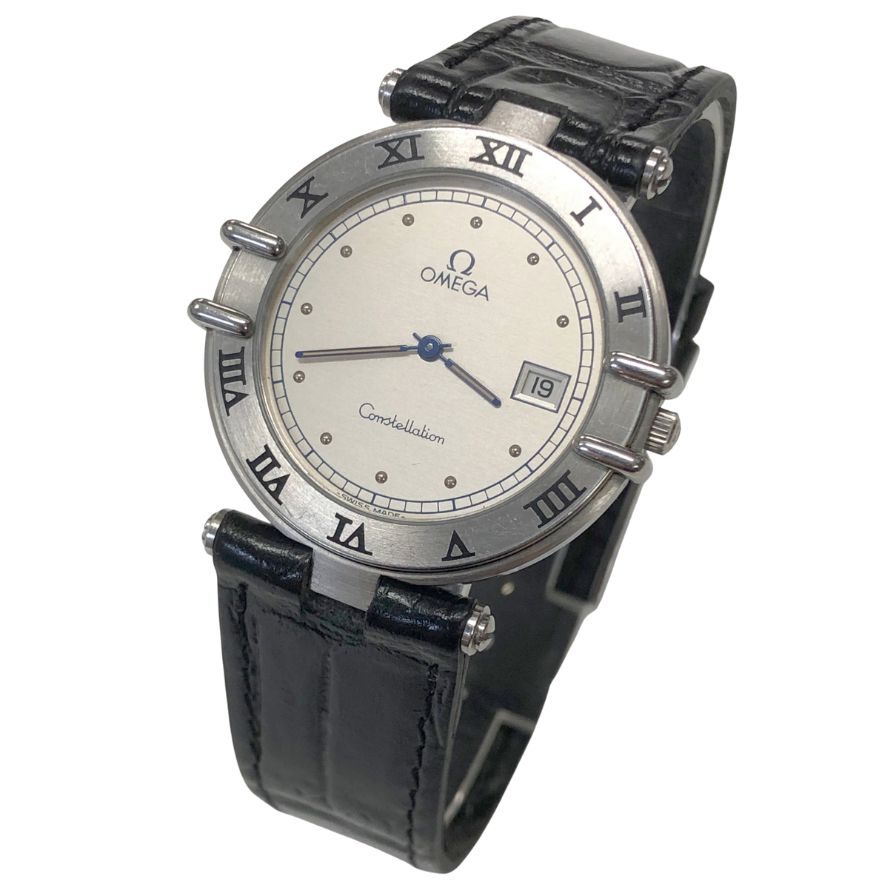 オメガ コンステレーション クオーツ デイト 白文字盤 Cal.1379 OMEGA Constellation【AFI9】