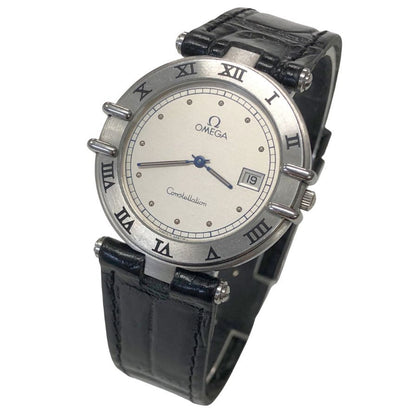 オメガ コンステレーション クオーツ デイト 白文字盤 Cal.1379 OMEGA Constellation【AFI9】