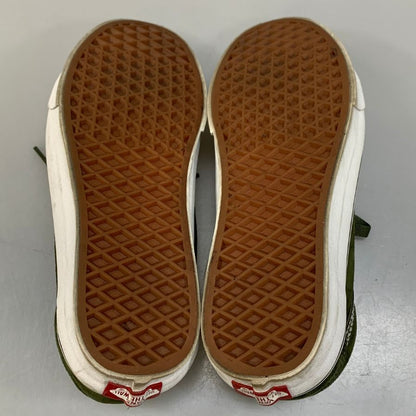 ヴァンズ バンズ スニーカー オールドスクール ピッグ スエード メンズ サイズ25cm グリーン VANS 約25.0cm【AFD7】