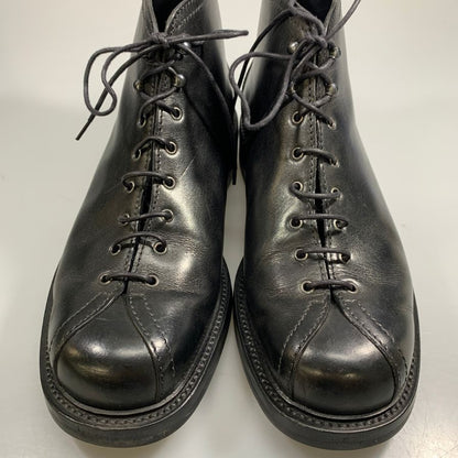 シルバノマッツァ モンキーブーツ カーフ ブラック サイズUK7.5 Silvano Mazza 約26.0cm【AFD13】