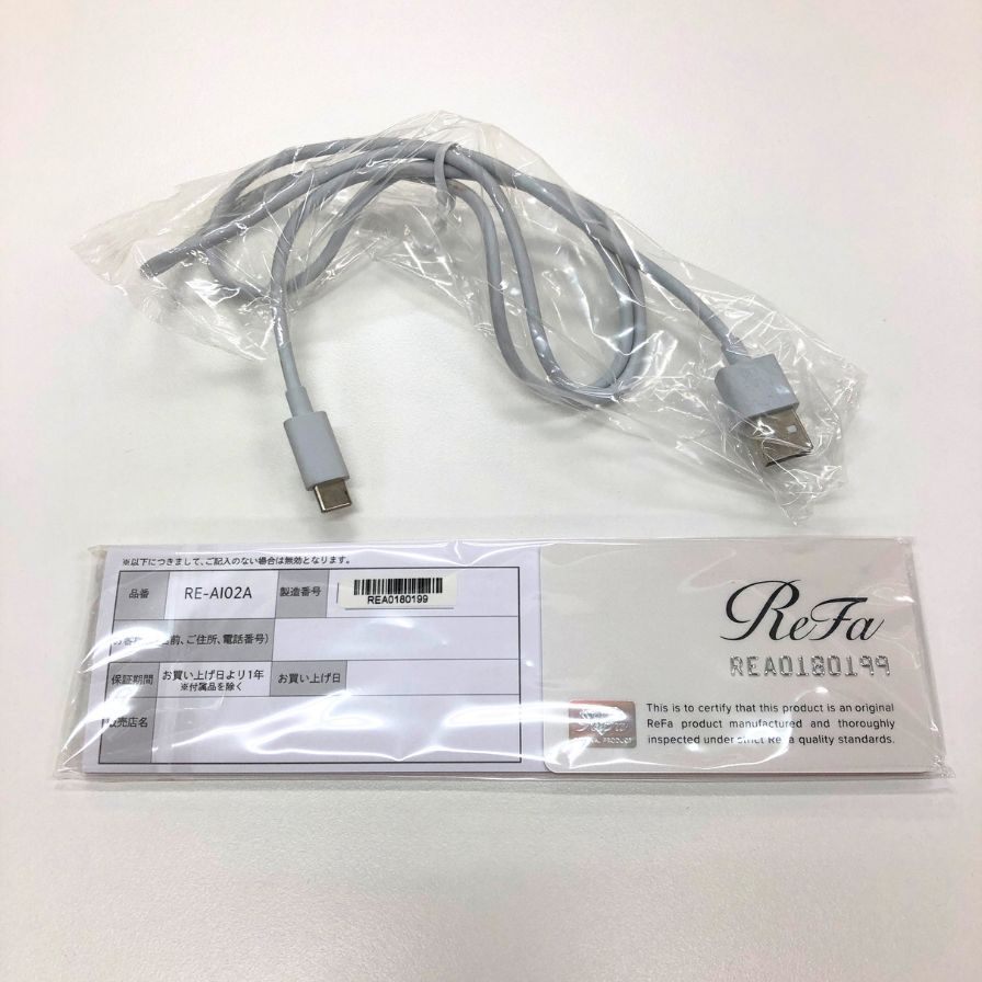 リファビューテック フィンガーアイロン RE-AI02A ホワイト ReFa BEAUTECH【AFI21】【中古】