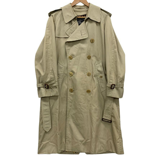 中古◆バーバリー バルカラーコート 旧タグ ヴィンテージ ベージュ メンズ サイズM Burberry 【AFA18】