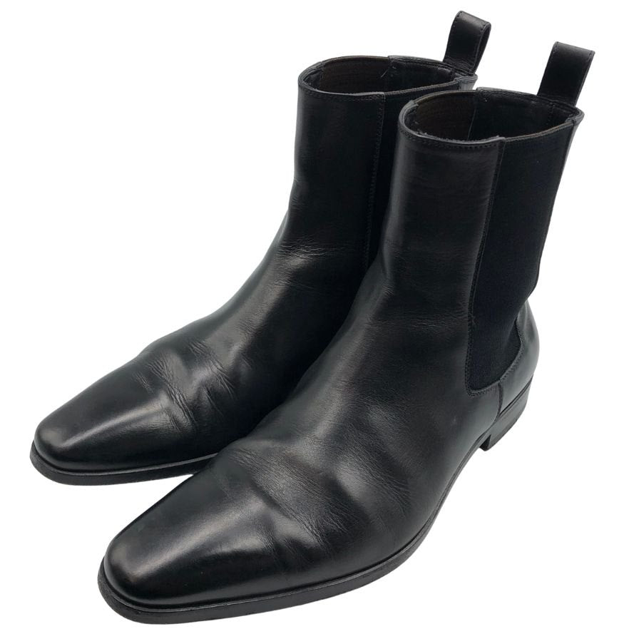 グッチ サイドゴアブーツ ブラック サイズ40E メンズ GUCCI 約25.0cm【AFD15】