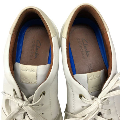 クラークス レザー スニーカー ホワイト サイズ27.0cm メンズ Clarks 約27.0cm【AFC7】