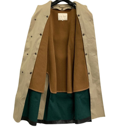 極美品◆マッキントッシュ ステンカラーコート コットン ゴム引き ライナー付 ベージュ メンズ サイズ36 MACKINTOSH 【AFF22】