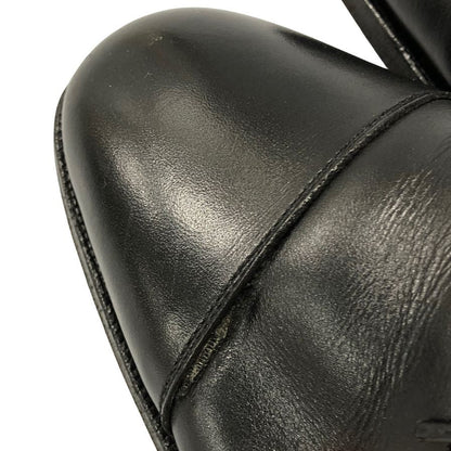 クロケット&ジョーンズ レザーシューズ ストレートチップ オードリー 377ラスト メンズ 6.5E ブラック系 29447 CROCKETT&JONES AUDLEY ビジネスシューズ 約25.0cm【LA】【中古】