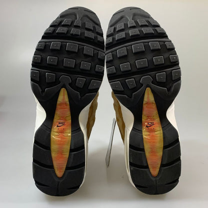 ナイキ ローカットスニーカー エアマックス 95 プレミアム クイックストライク ゴールド メンズ サイズ27.5cm NIKE AIR MAX 95 PREMIUM QS 約27.5cm【AFD15】