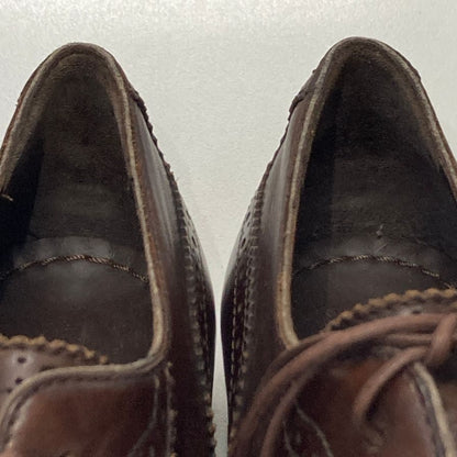 ルイヴィトン レザーシューズ レザー カーフ FD0039 メダリオン ブラウン サイズ6 LOUIS VUITTON 約25.0cm【AFC8】