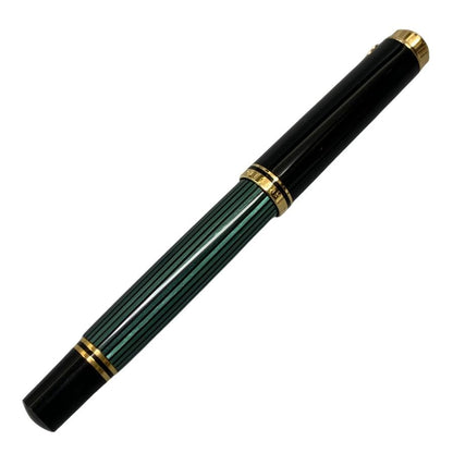 ペリカン 万年筆 スーベレーン 緑縞 ストライプ ペン先14C-585 F字 PELIKAN Souveran【AFI15】
