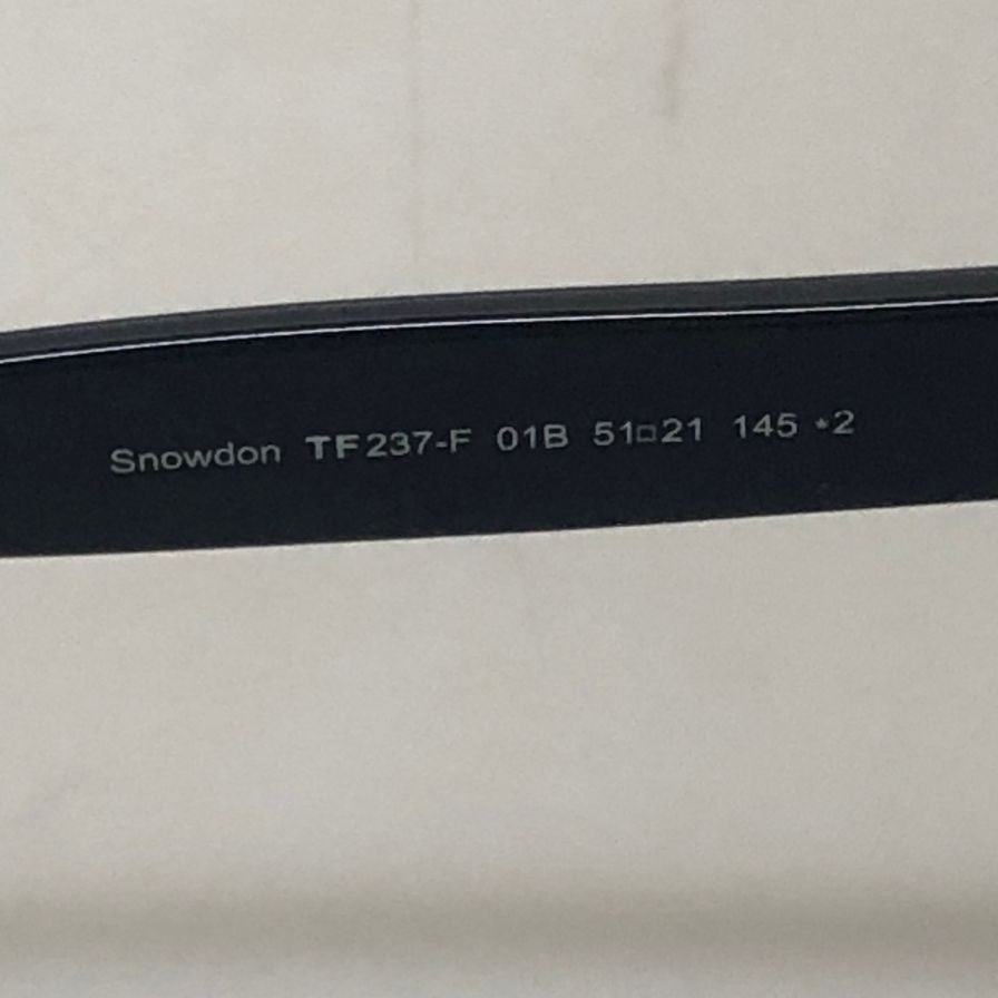 トムフォード サングラス TF237-F Snowdon 01B 51□21 メンズ ブラック TOMFORD【AFI15】