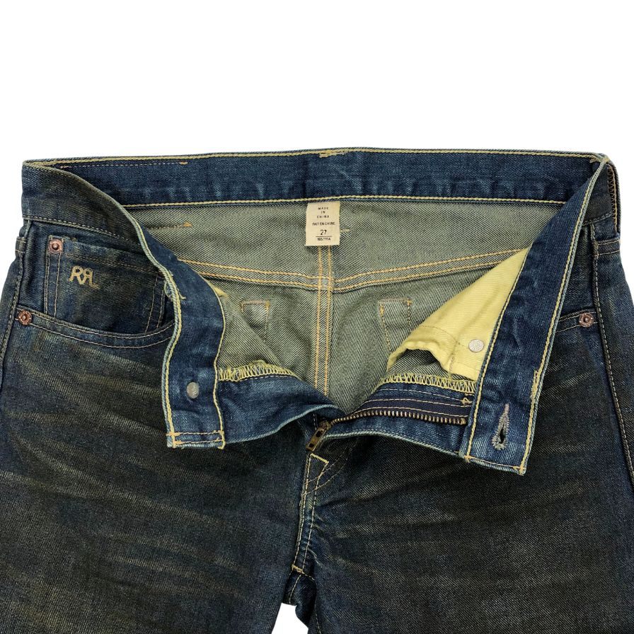 ダブルアールエル ラルフローレン デニムパンツ スリム メンズ サイズ27 RALPH LAUREN RRL 【AFB40】