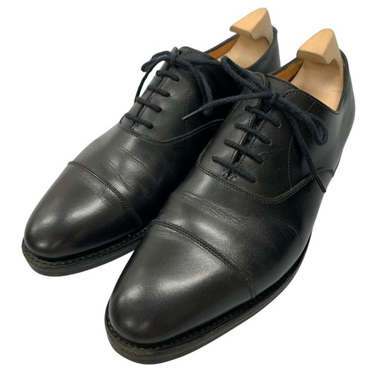 ジョンロブ シティ2 ストレートチップ カーフ ブラック UK6.5E メンズ JOHNLOBB CITY2 ビジネスシューズ 約25.0cm【LA】【中古】