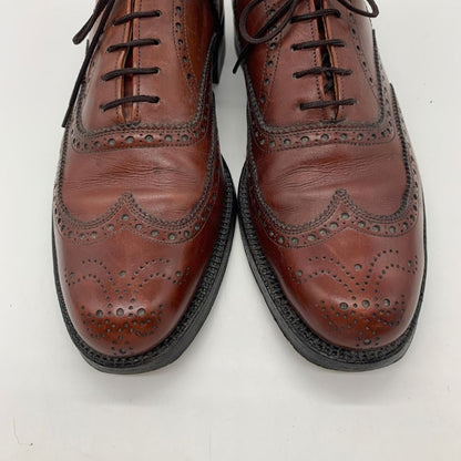ダックス レザーシューズ ウィングチップ カーフ ボルドー メンズ サイズ10 Daks 約28.0cm【YB6】