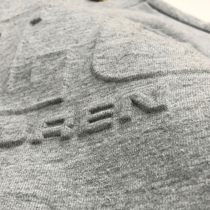中古◆ポロ ラルフローレン スウェット 3Dロゴ グレー メンズ サイズM POLO RALPH LAUREN 【AFB5】