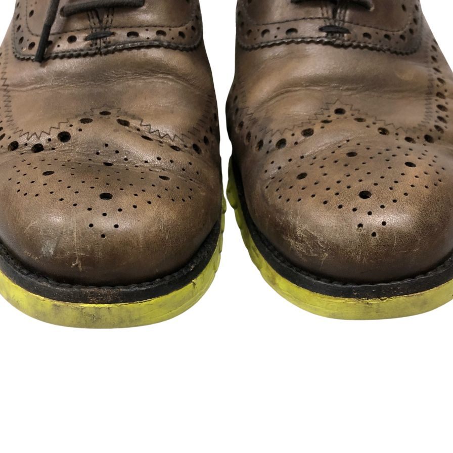 コールハーン レザースニーカー ゼログランド メンズ サイズ9.5 ブラウン C22061 COLE HAAN  zerogrand 約28.0cm【AFC45】