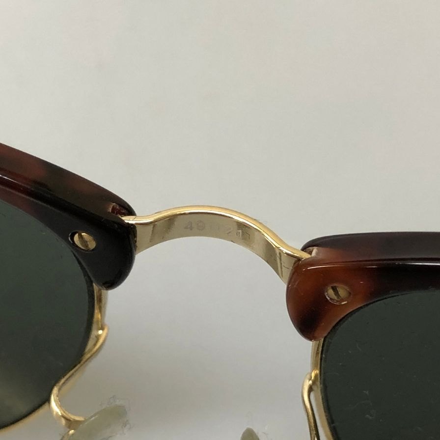 レイバン サングラス クラブマスター クラシック  RB3016 W0366 49□21／3N べっ甲柄×ゴールド Ray-Ban【AFI3】