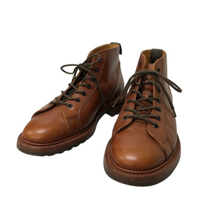トリッカーズ モンキーブーツ M6077 イングランド製 メンズ サイズUK7.5 ブラウン Tricker's 約25.5cm【AFC45】