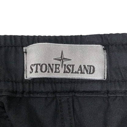 ストーンアイランド カーゴパンツ 791531314 ロゴパッチ コットン ウール ポリウレタン サイズW31 メンズ ブラック STONE ISLAND 【AFB19】