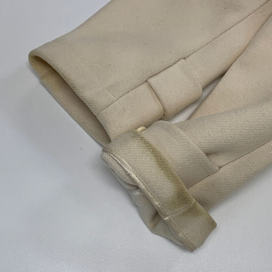 美品◆マッキントッシュ ダッフルコート  2L-7B ウール ホワイト レディース サイズ38 MACKINTOSH 【AFF21】