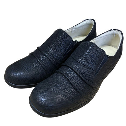 新宿屋 レザーパンプス シャーク 2330-295 23.5cm ブラック【7F3-2】