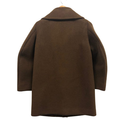 美品◆ディースクエアード チェスターコート ウール アンゴラ ポリエステル サイズ40 レディース ブラウン DSQUARED2 【AFA9】