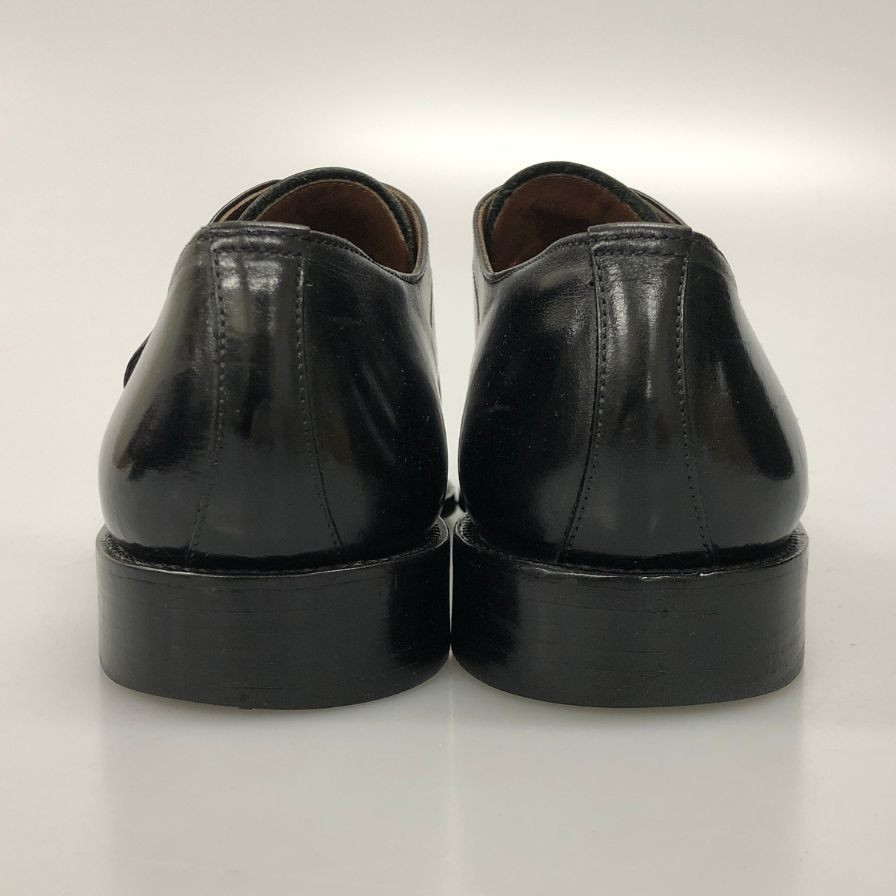 アクアスキュータム レザーシューズ シングルストラップ 日本製 メンズ サイズ26.5cmEEE ブラック Aquasqutum 約26.5cm【AFC2】