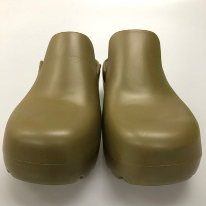 ボッテガヴェネタ サンダル フラッシュ スリッパ  ラバー グリーン系 メンズ サイズ41 BOTTEGA VENETA 約26.5cm【AFD9】