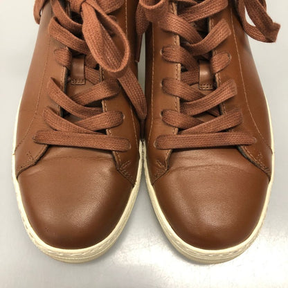 コーチ レザースニーカー ブラウン サイズ26cm メンズ COACH 約26.0cm【AFC32】