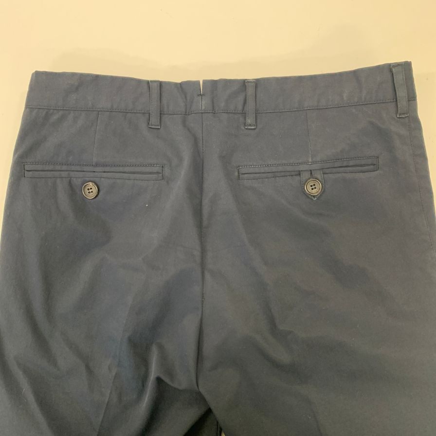 プラダ スラックス 現行タグ ネイビー メンズ サイズ44 PRADA 【AFA22】