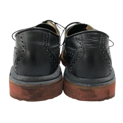 ビズビム レザーシューズ ウイングチップ サイズ9 ネイビー visvim 約27.0cm【AFC9】