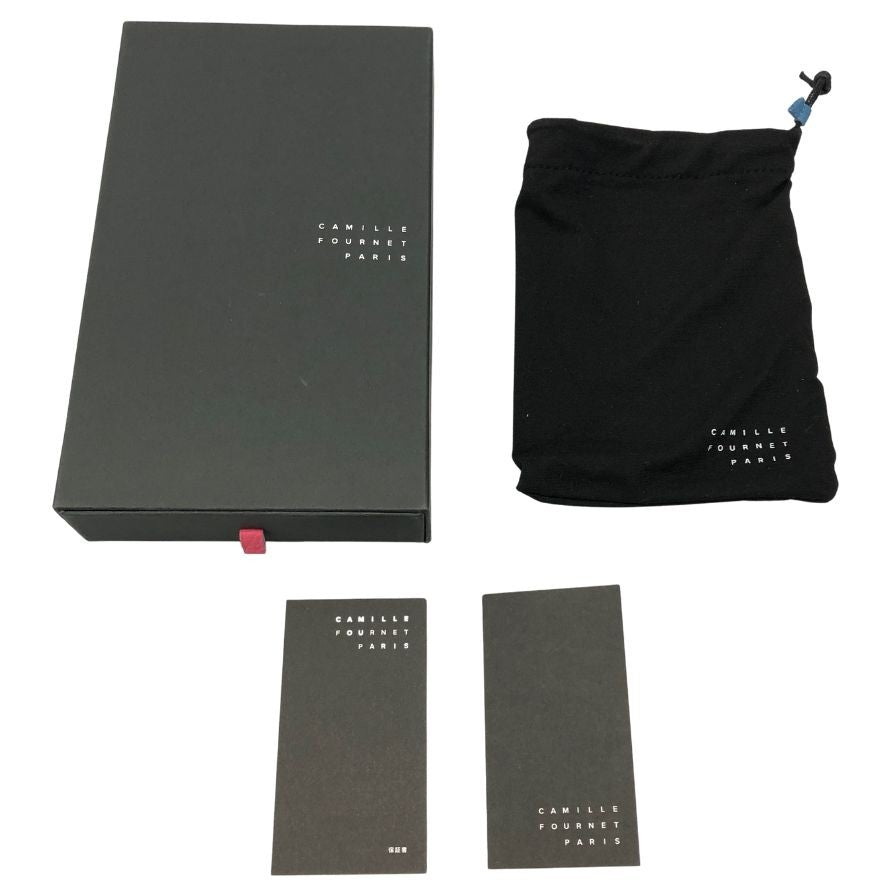 カミーユフォルネ 長財布 トリヨンレザー メンズ ネイビー  Camille Fournet【AFI17】