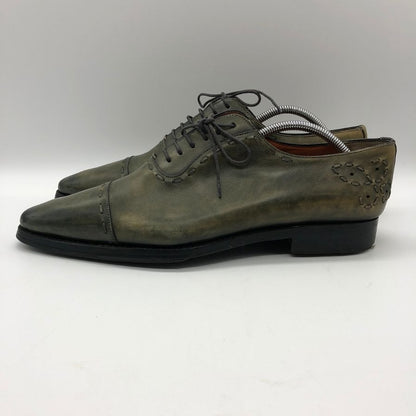 サントーニ レースアップ レザーシューズ ストレートチップ 7995 メンズ サイズ6.5 Santoni 約25.5cm【AFC47】