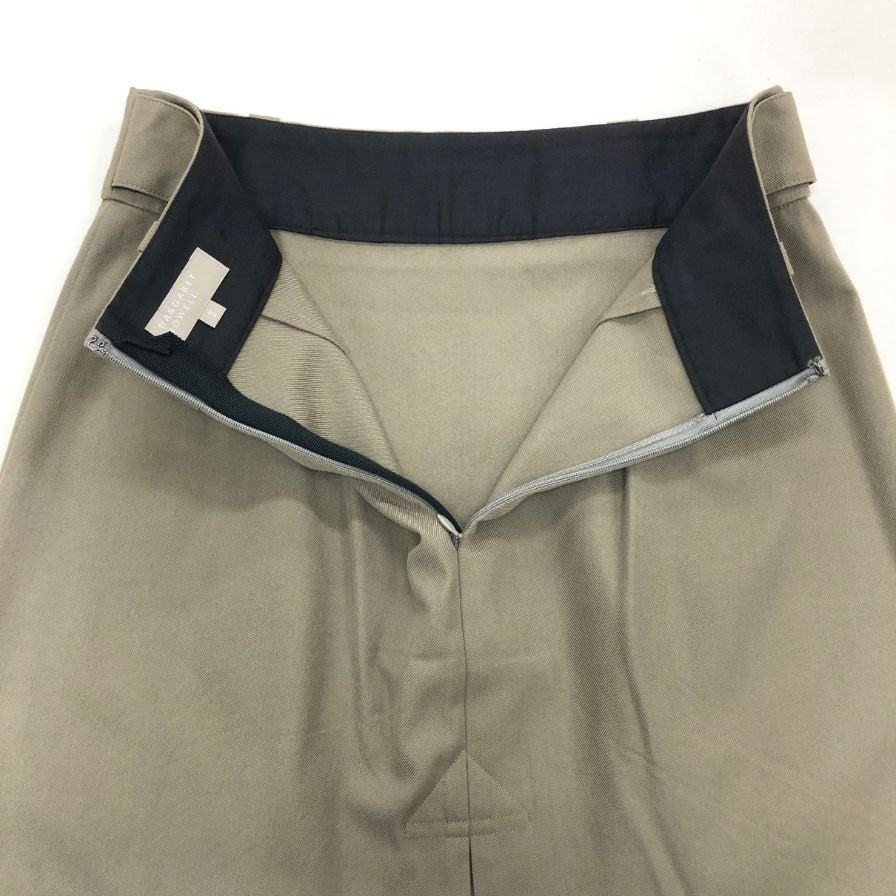 マーガレットハウエル スカート バックスリット カーキ レディース サイズ2 MARGARET HOWELL【AFB18】