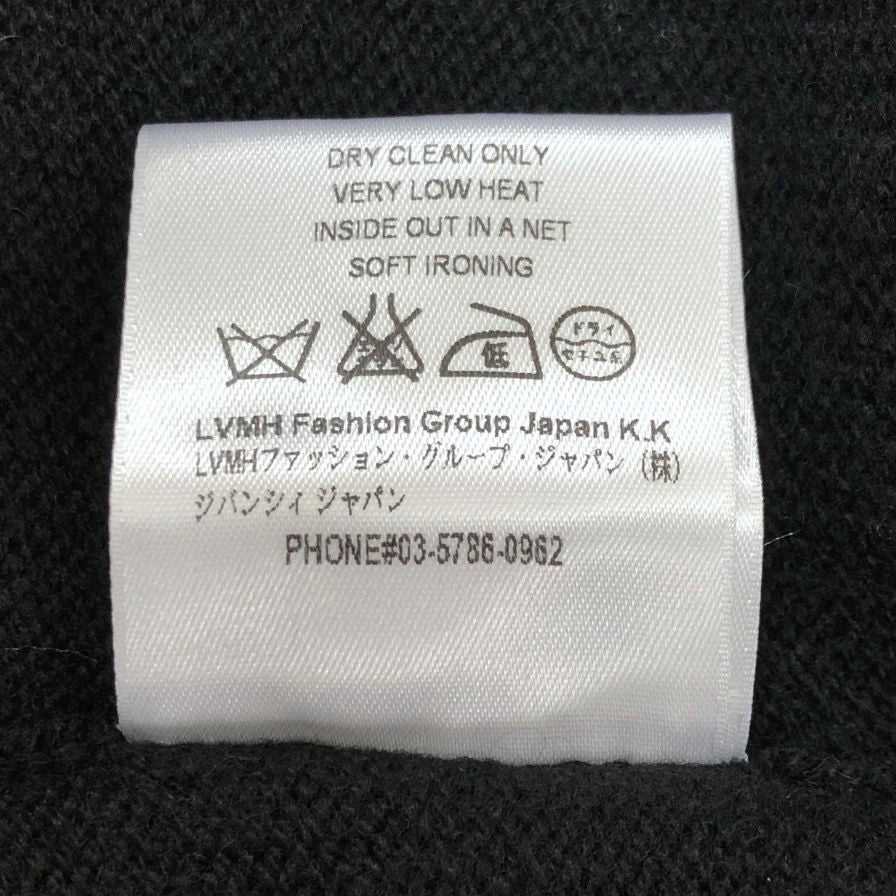 極美品◆ジバンシー ニット セーター ミドルネック メンズ カシミア100%  サイズL ブラック BW90304Z2U GIVENCHY 【AFB24】