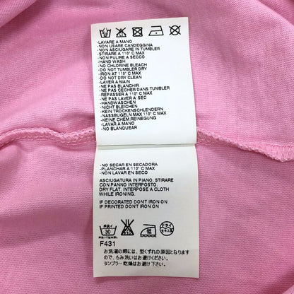 極美品◆ディースクエアード2 Tシャツ アップルモチーフ レディース サイズL ピンク DSQUARED2 【AFB44】