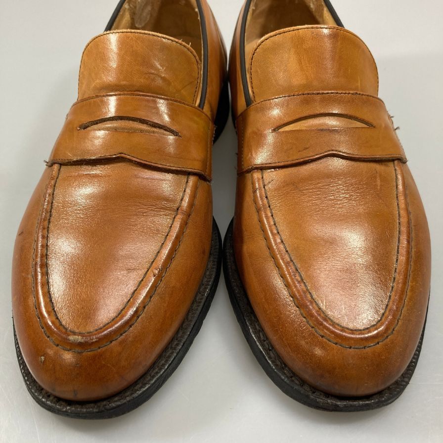 チャーチ ローファー ソールズベリー 3都市 ブラウン メンズ UK65G 93ラスト Church's SALISBURY ローファー 約25.0cm【LA】【中古】
