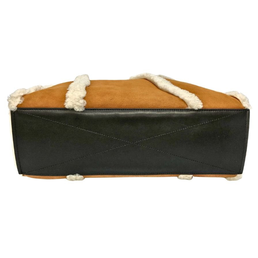 ディーゼル ボア トートバッグ ロゴシャーム付 ユニセックス ブラウン DIESEL【AFE9】