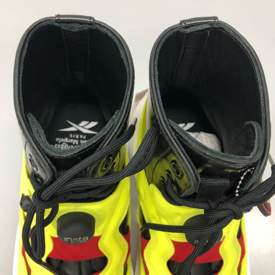 メゾンマルジェラ リーボック スニーカー Tabi Instapump Fury Hi S34WU0023 イエロー系 レディース サイズ39 Maison Margiela Reebok 約25.5cm【AFD15-2】