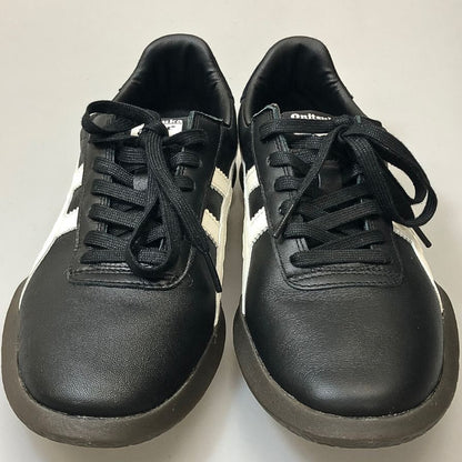 オニツカ タイガー ローカットスニーカー オーボリ レザー ガムソール A50 ブラック メンズ サイズ 26cm Onitsuka Tiger OHBORI 約26.0cm【AFD5】