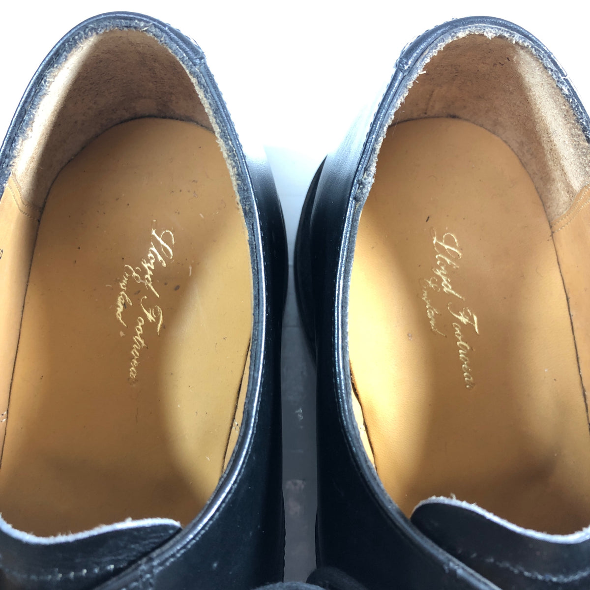 ロイドフットウェア レザーシューズ ストレートチップ 1213EW10 カーフ ブラック サイズ5E メンズ Lloyd Footwear 約24.0cm【AFC44-2】