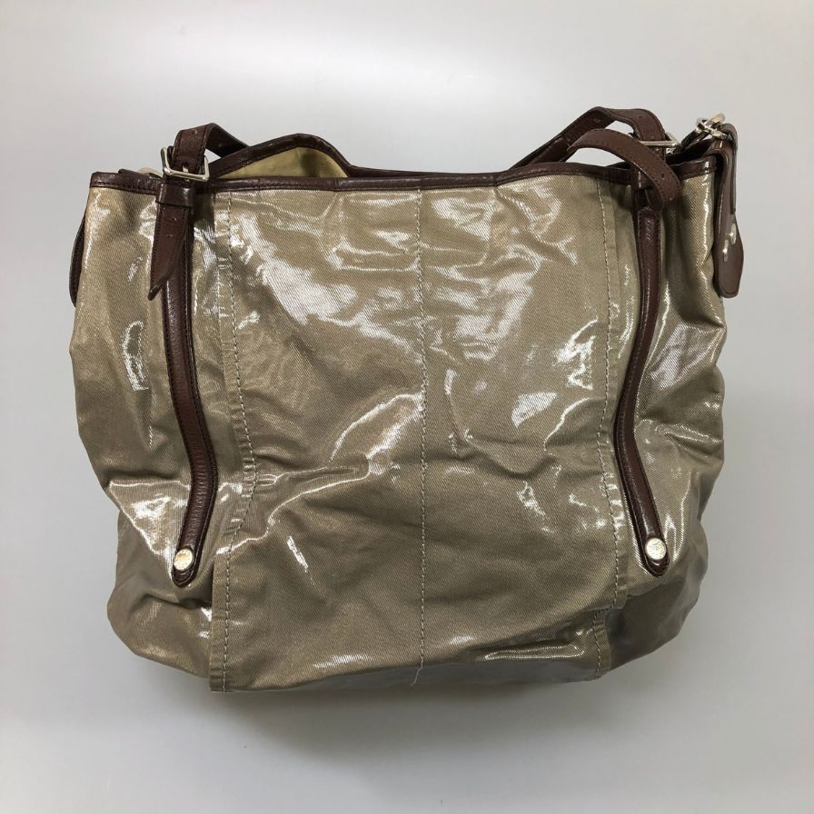 トッズ Gライン 2way ショルダーバッグ トートバッグ　グレー TODS【AFE8】